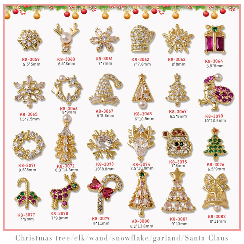 Nail Alloy Christmas Jewely